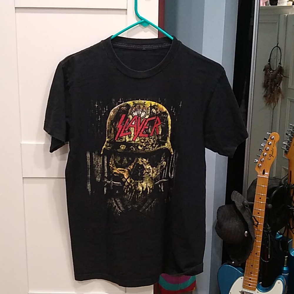 vintage slayer band tee